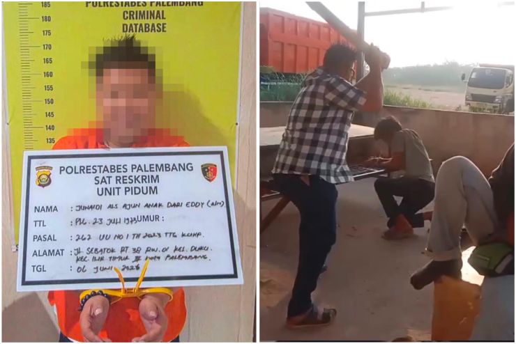 Viral Pukul Sopir Pakai Kayu, Pengusaha di Palembang Jadi Tersangka